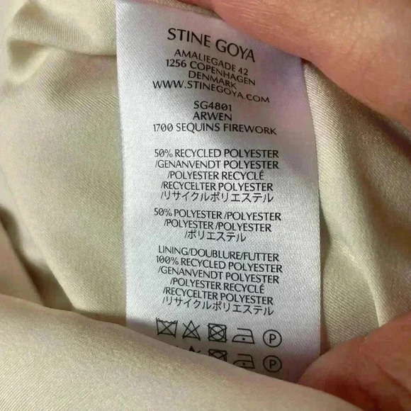 New Stine Goya Arwen Multicolor Pastel Ombre Sequin Midi Skirt Size Medium - Picture 6 of 9